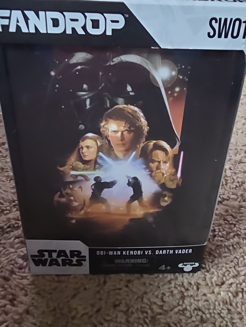 Star Wars Obi-Wan Kenobi vs Darth Vader Figure Set - Black
